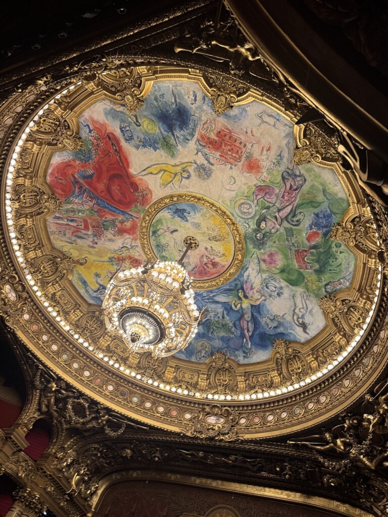 ガルニエ宮のシャガールの天井画